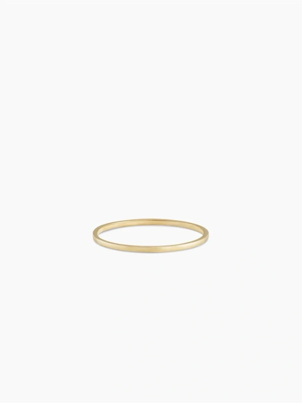 NWT Gorjana Slim 14K Gold Rose Stacking Ring - 7